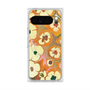 プレミアムスクエアケース with Pixelsnap［ y2k(Year2000) - Flower - Orange Pink ］