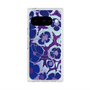 プレミアムスクエアケース with Pixelsnap［ y2k(Year2000) - Flower - Rich Purple ］