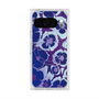 プレミアムスクエアケース with Pixelsnap［ y2k(Year2000) - Flower - Rich Purple ］