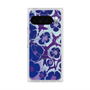 プレミアムスクエアケース with Pixelsnap［ y2k(Year2000) - Flower - Rich Purple ］