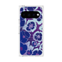 プレミアムスクエアケース with Pixelsnap［ y2k(Year2000) - Flower - Rich Purple ］