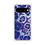 プレミアムスクエアケース with Pixelsnap［ y2k(Year2000) - Flower - Rich Purple ］