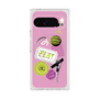 プレミアムスクエアケース with Pixelsnap［ Playful sticker - Dusty Pink ］