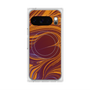 プレミアムスクエアケース with Pixelsnap［ y2k(Year2000) - Heart - High contrast Orange ］