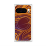 プレミアムスクエアケース with Pixelsnap［ y2k(Year2000) - Heart - High contrast Orange ］