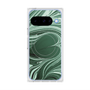 プレミアムスクエアケース with Pixelsnap［ y2k(Year2000) - Heart - Full Green ］