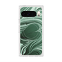 プレミアムスクエアケース with Pixelsnap［ y2k(Year2000) - Heart - Full Green ］