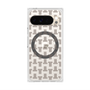 プレミアムスクエアケース with Pixelsnap［ LANVIN en Bleu - Monogram - Black ］