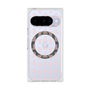 プレミアムスクエアケース with Pixelsnap［ LANVIN en Bleu - Monogram - Pink ］