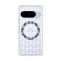 プレミアムスクエアケース with Pixelsnap［ LANVIN en Bleu - Monogram - White ］