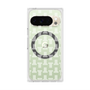 プレミアムスクエアケース with Pixelsnap［ LANVIN en Bleu - Monogram - White ］