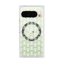 プレミアムスクエアケース with Pixelsnap［ LANVIN en Bleu - Monogram - White ］
