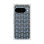 プレミアムスクエアケース with Pixelsnap［ LANVIN en Bleu - Monogram - Blue ］