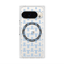 プレミアムスクエアケース with Pixelsnap［ LANVIN en Bleu - Monogram - Blue ］