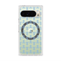 プレミアムスクエアケース with Pixelsnap［ LANVIN en Bleu - Monogram - Blue ］