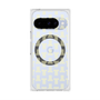 プレミアムスクエアケース with Pixelsnap［ LANVIN en Bleu - Monogram - Yellow ］