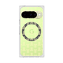 プレミアムスクエアケース with Pixelsnap［ LANVIN en Bleu - Monogram - Yellow ］