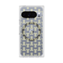 プレミアムスクエアケース with Pixelsnap［ LANVIN en Bleu - Monogram - Yellow ］