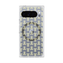 プレミアムスクエアケース with Pixelsnap［ LANVIN en Bleu - Monogram - Yellow ］