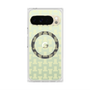 プレミアムスクエアケース with Pixelsnap［ LANVIN en Bleu - Monogram - Yellow ］