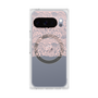 プレミアムスクエアケース with Pixelsnap［ LANVIN en Bleu - Lace - Pink ］