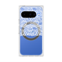 プレミアムスクエアケース with Pixelsnap［ LANVIN en Bleu - Lace - White ］