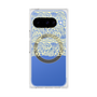 プレミアムスクエアケース with Pixelsnap［ LANVIN en Bleu - Lace - Yellow ］