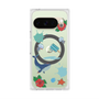プレミアムスクエアケース with Pixelsnap［ DRAWING PAPER Blue ］