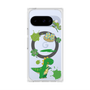 プレミアムスクエアケース with Pixelsnap［ DRAWING PAPER Green ］