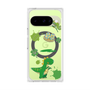プレミアムスクエアケース with Pixelsnap［ DRAWING PAPER Green ］