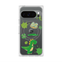 プレミアムスクエアケース with Pixelsnap［ DRAWING PAPER Green ］