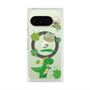 プレミアムスクエアケース with Pixelsnap［ DRAWING PAPER Green ］