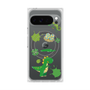プレミアムスクエアケース with Pixelsnap［ DRAWING PAPER Green ］