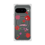 プレミアムスクエアケース with Pixelsnap［ DRAWING PAPER Red ］
