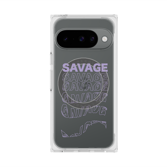 プレミアムスクエアケース with Pixelsnap［ SAVAGE Purple ］