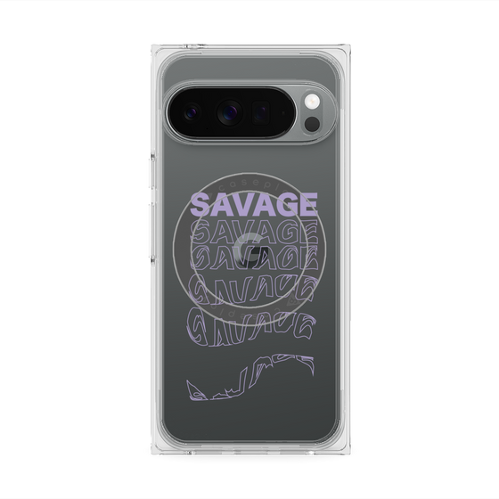 プレミアムスクエアケース with Pixelsnap［ SAVAGE Purple ］