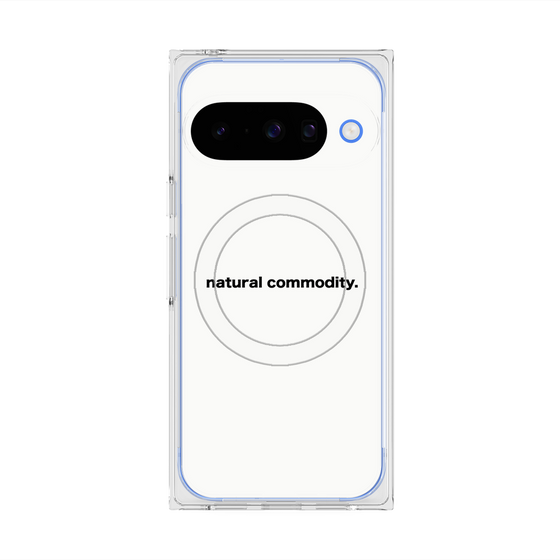 プレミアムスクエアケース with Pixelsnap［ NATURAL COMMODITY White ］