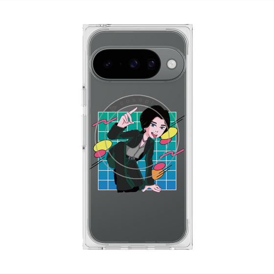 プレミアムスクエアケース with Pixelsnap［ KARUMA Character Design CASE ］