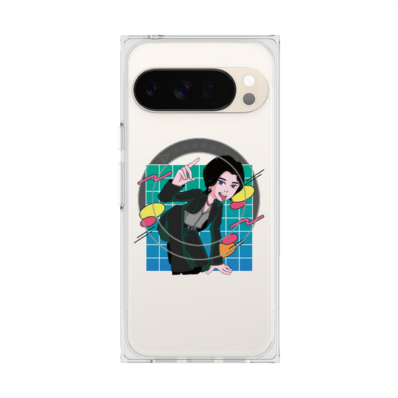 プレミアムスクエアケース with Pixelsnap［ KARUMA Character Design CASE ］