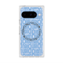 プレミアムスクエアケース with Pixelsnap［ LANVIN en Bleu - Logo Pattern - Blue ］