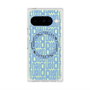 プレミアムスクエアケース with Pixelsnap［ LANVIN en Bleu - Logo Pattern - Blue ］