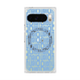 プレミアムスクエアケース with Pixelsnap［ LANVIN en Bleu - Logo Pattern - Blue ］