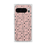 プレミアムスクエアケース with Pixelsnap［ LANVIN en Bleu - Logo Pattern - Pink ］