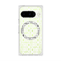 プレミアムスクエアケース with Pixelsnap［ LANVIN en Bleu - Logo Pattern - White ］