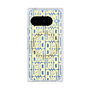 プレミアムスクエアケース with Pixelsnap［ LANVIN en Bleu - Logo Pattern - Yellow ］