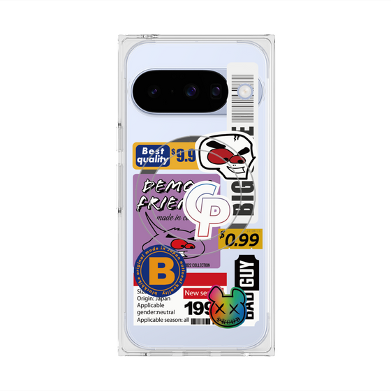 プレミアムスクエアケース with Pixelsnap［ Demon Friends Sticker .2 ］