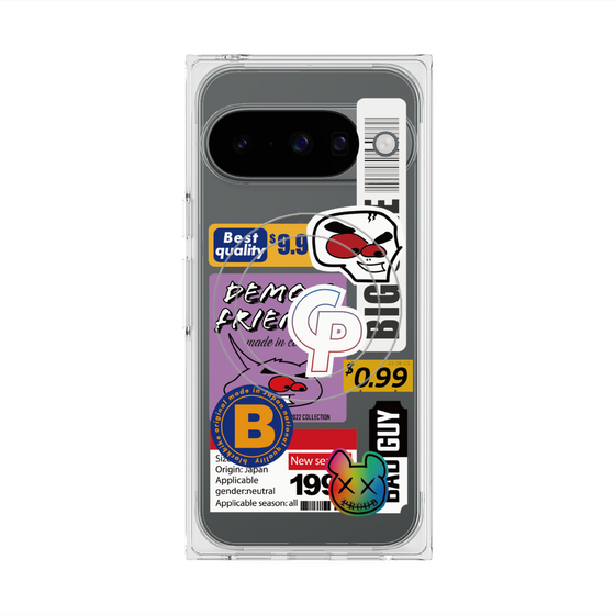 プレミアムスクエアケース with Pixelsnap［ Demon Friends Sticker .2 ］