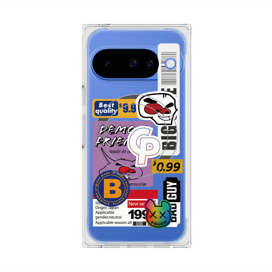 プレミアムスクエアケース with Pixelsnap［ Demon Friends Sticker .2 ］