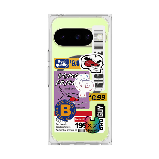 プレミアムスクエアケース with Pixelsnap［ Demon Friends Sticker .2 ］