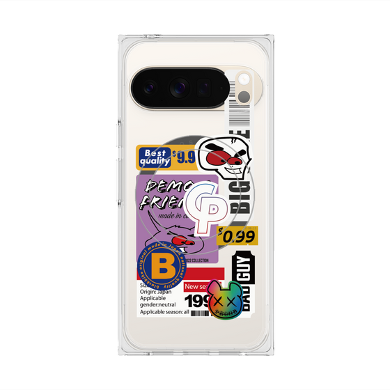 プレミアムスクエアケース with Pixelsnap［ Demon Friends Sticker .2 ］